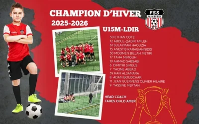 Fss U15M LDIR Champion d’hiver 25/26