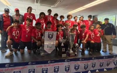 U15 LDIR — Champions de la ligue de Concordia, Vainqueurs de la Coupe du Président, Champions du Tournoi National du CS Roussillon